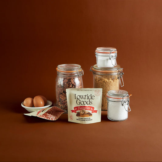 Brown Sugar Pecan Dainties meringue-wrapped pecans only 6 ingredients