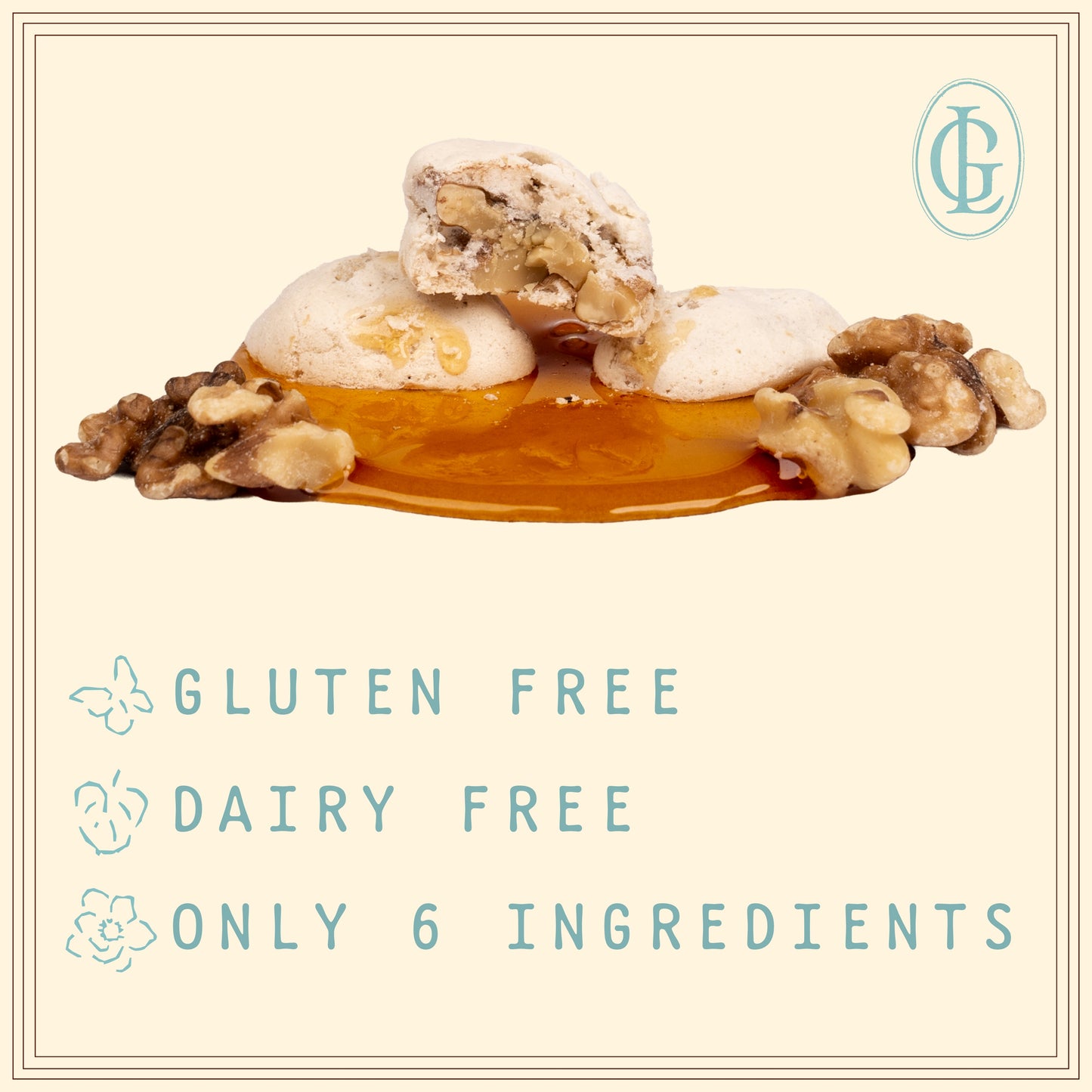 Maple Walnut Dainties meringue-wrapped walnuts