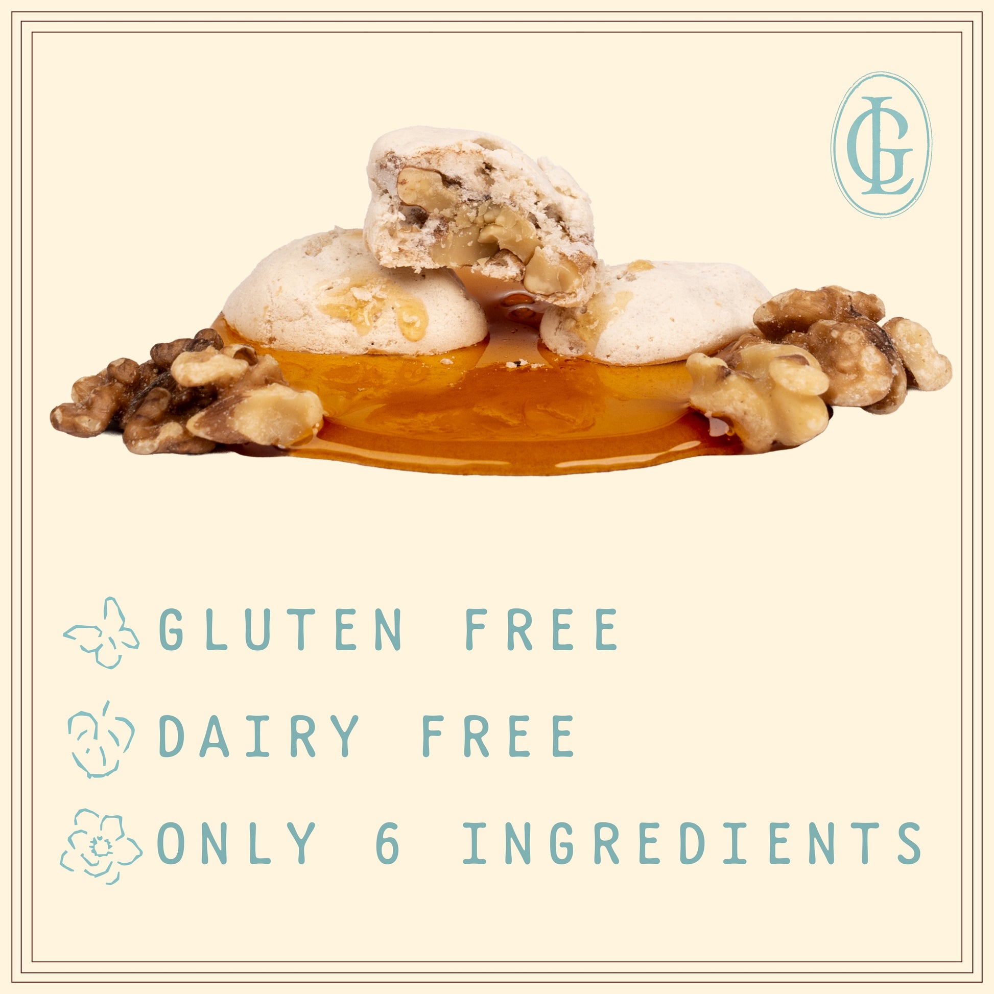 Maple Walnut Dainties meringue-wrapped walnuts