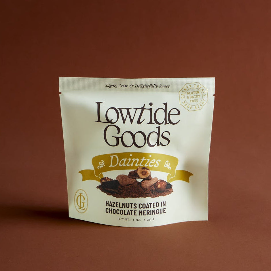 Chocolate Hazelnut Dainties meringue-wrapped hazelnuts