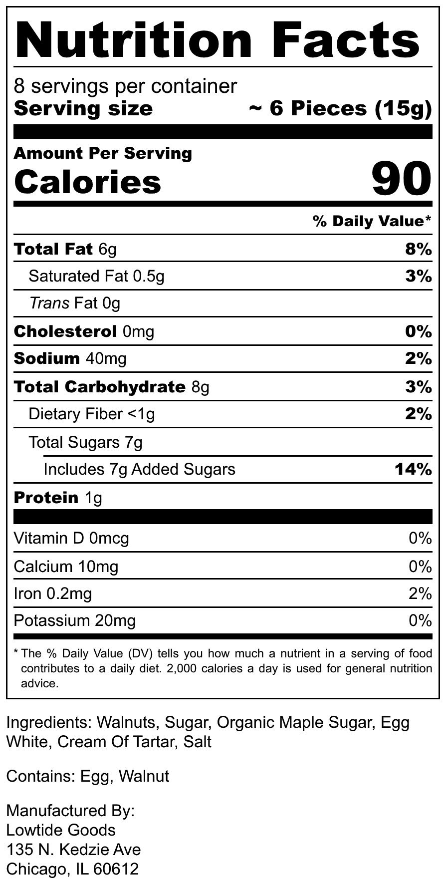 Maple Walnut Dainties